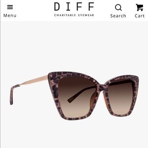 DIFF Becky ii Leopard sunglasses